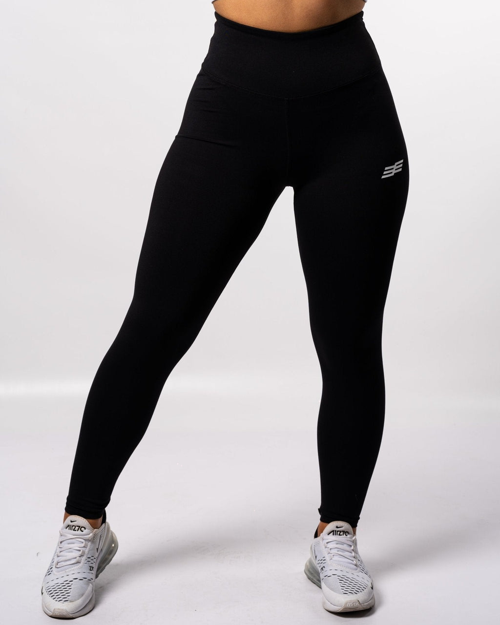 Black Classic Srunch Bum Leggings - XCLUSIVE APPAREL.