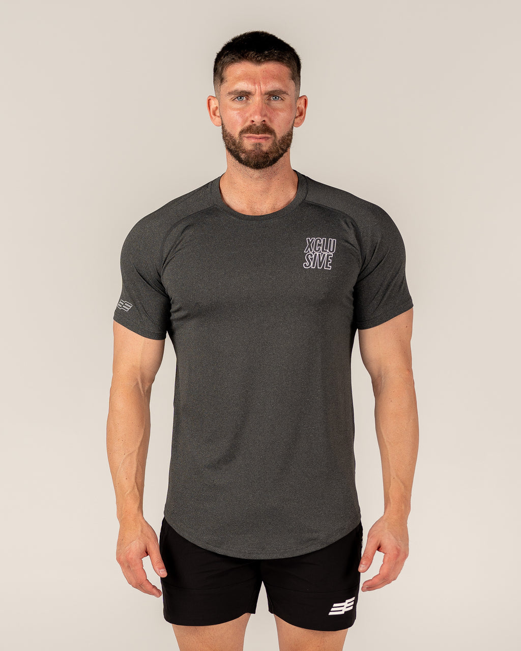 Men's Dri-Fit  State Logo Tee - Charcoal