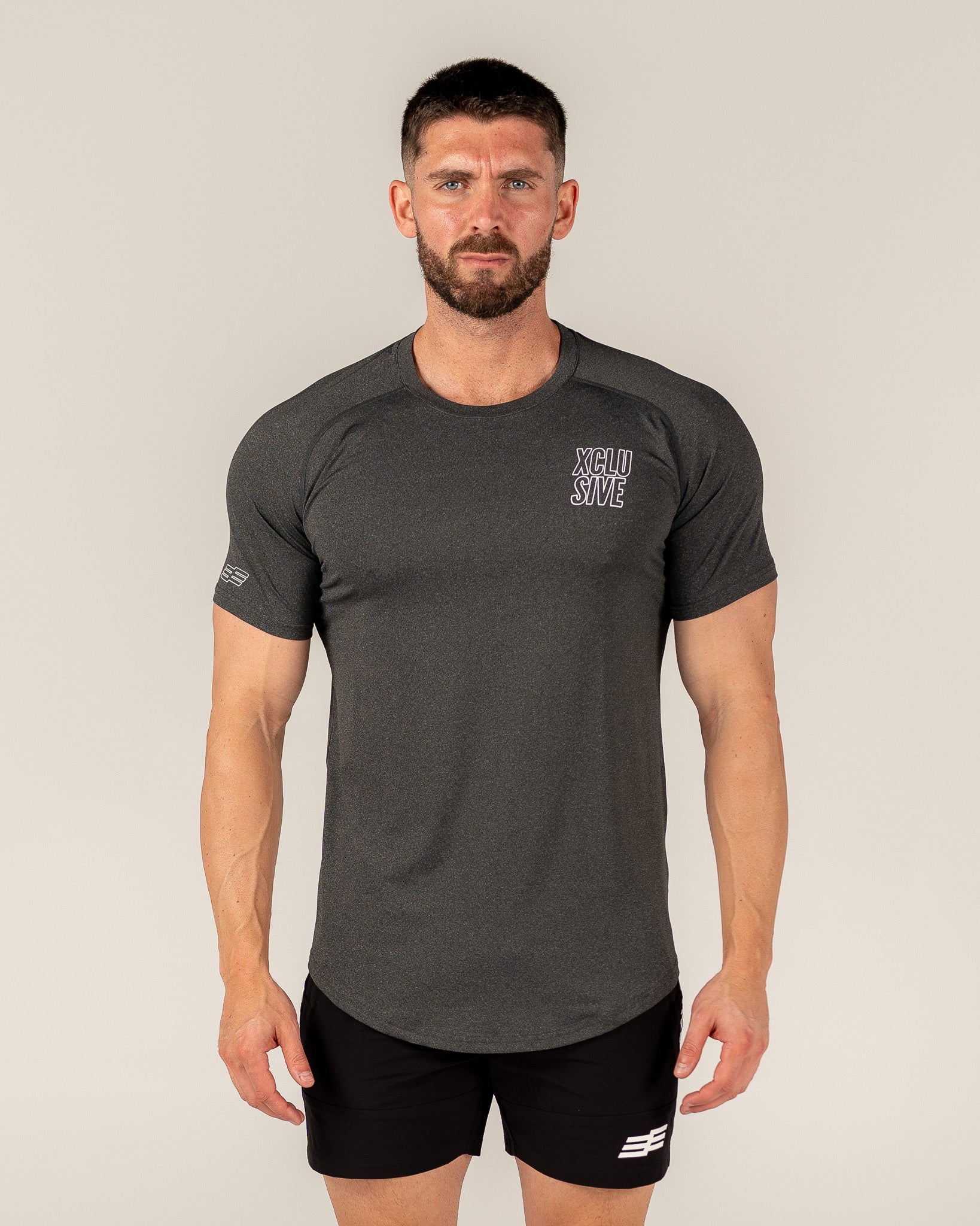 Men's Dri-Fit  State Logo Tee - Charcoal