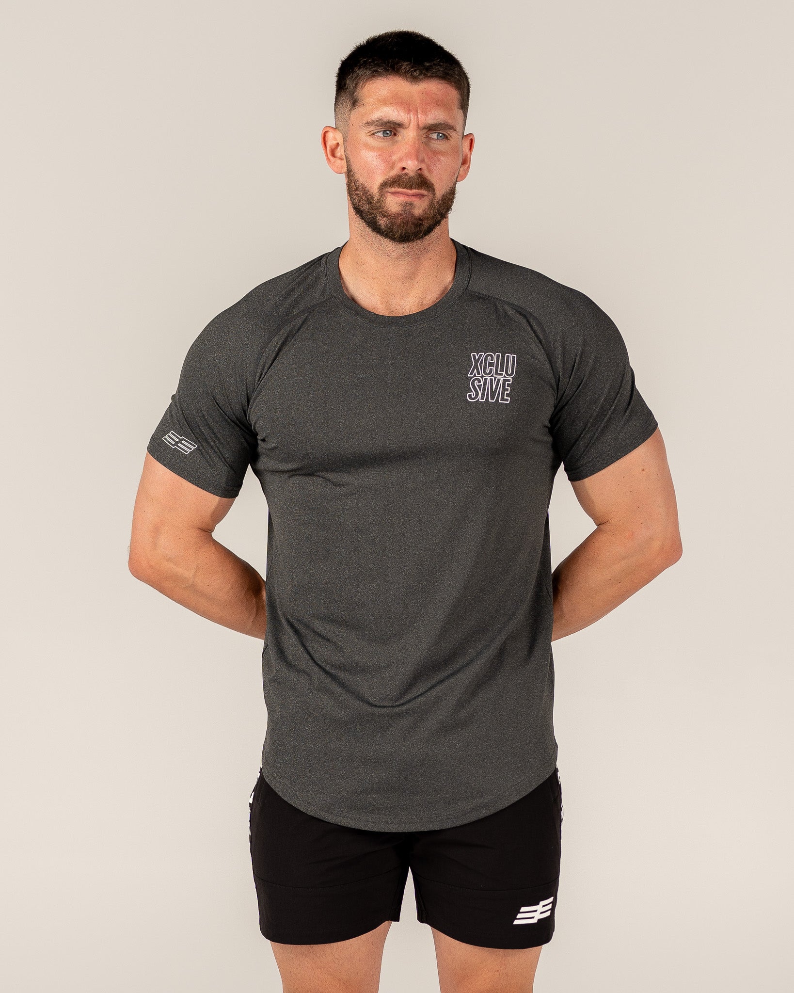 Men's Dri-Fit  State Logo Tee - Charcoal
