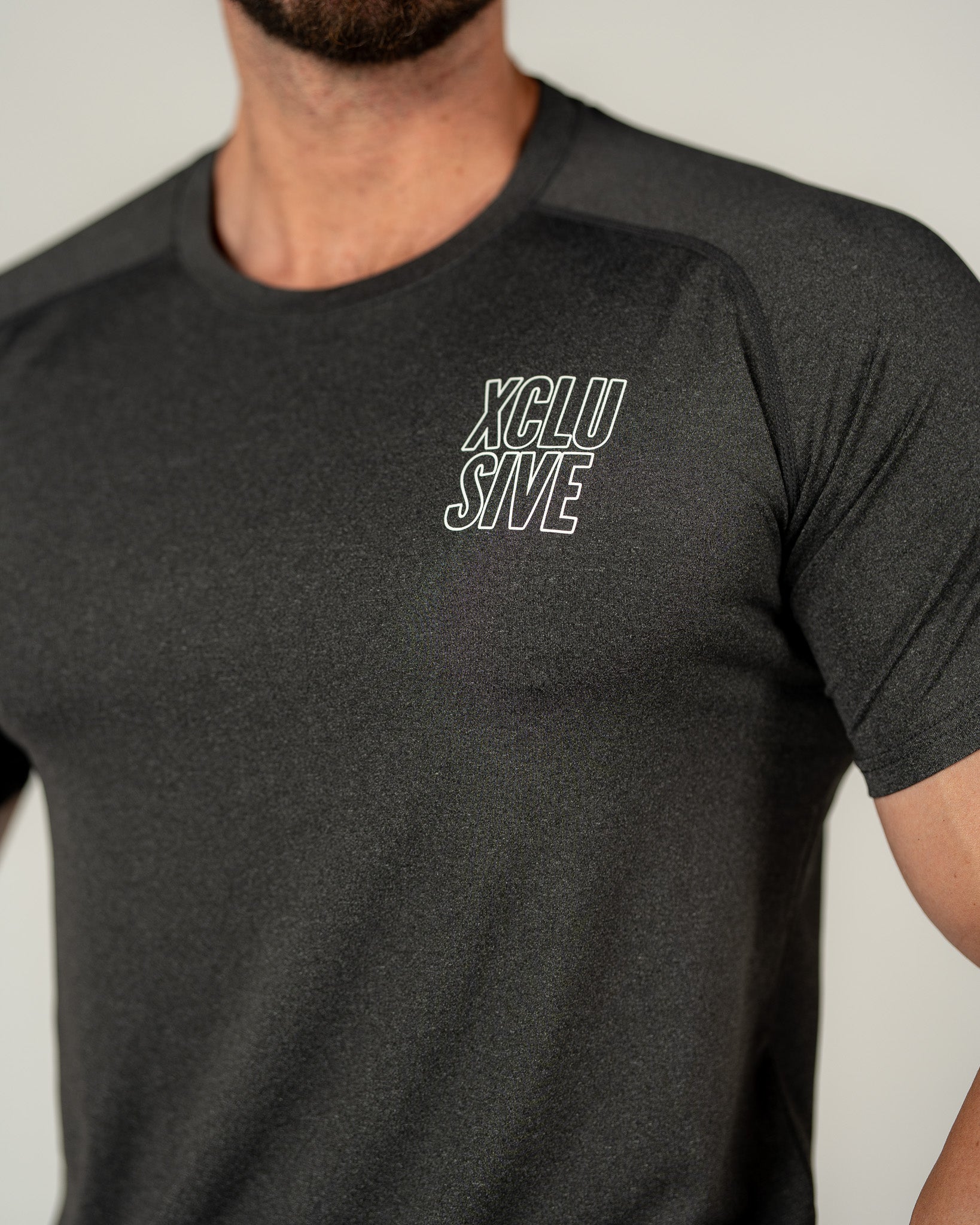 Men's Dri-Fit  State Logo Tee - Charcoal
