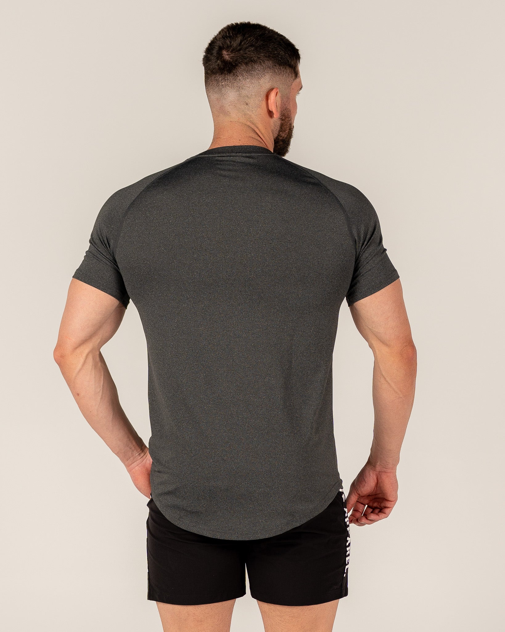 Men's Dri-Fit  State Logo Tee - Charcoal