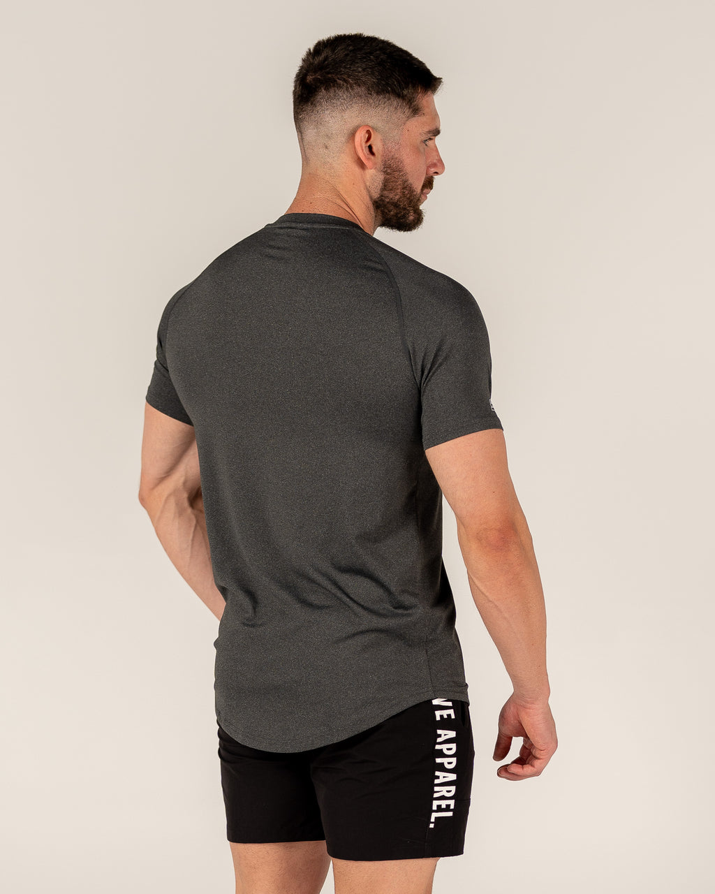 Men's Dri-Fit  State Logo Tee - Charcoal