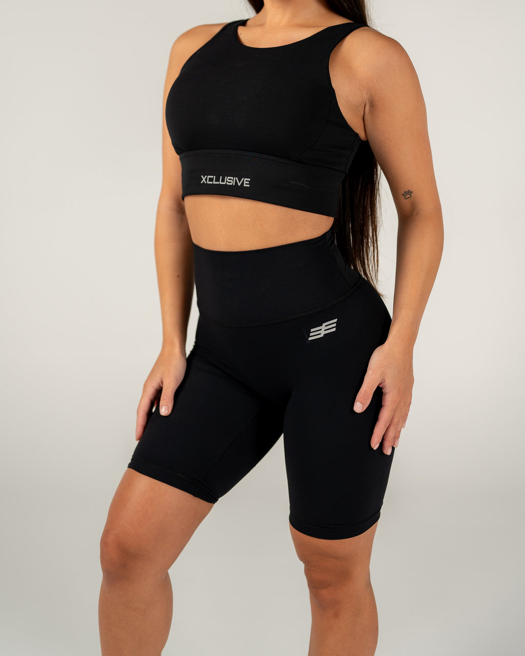 Women's Scrunch Bum Bike Shorts - Black