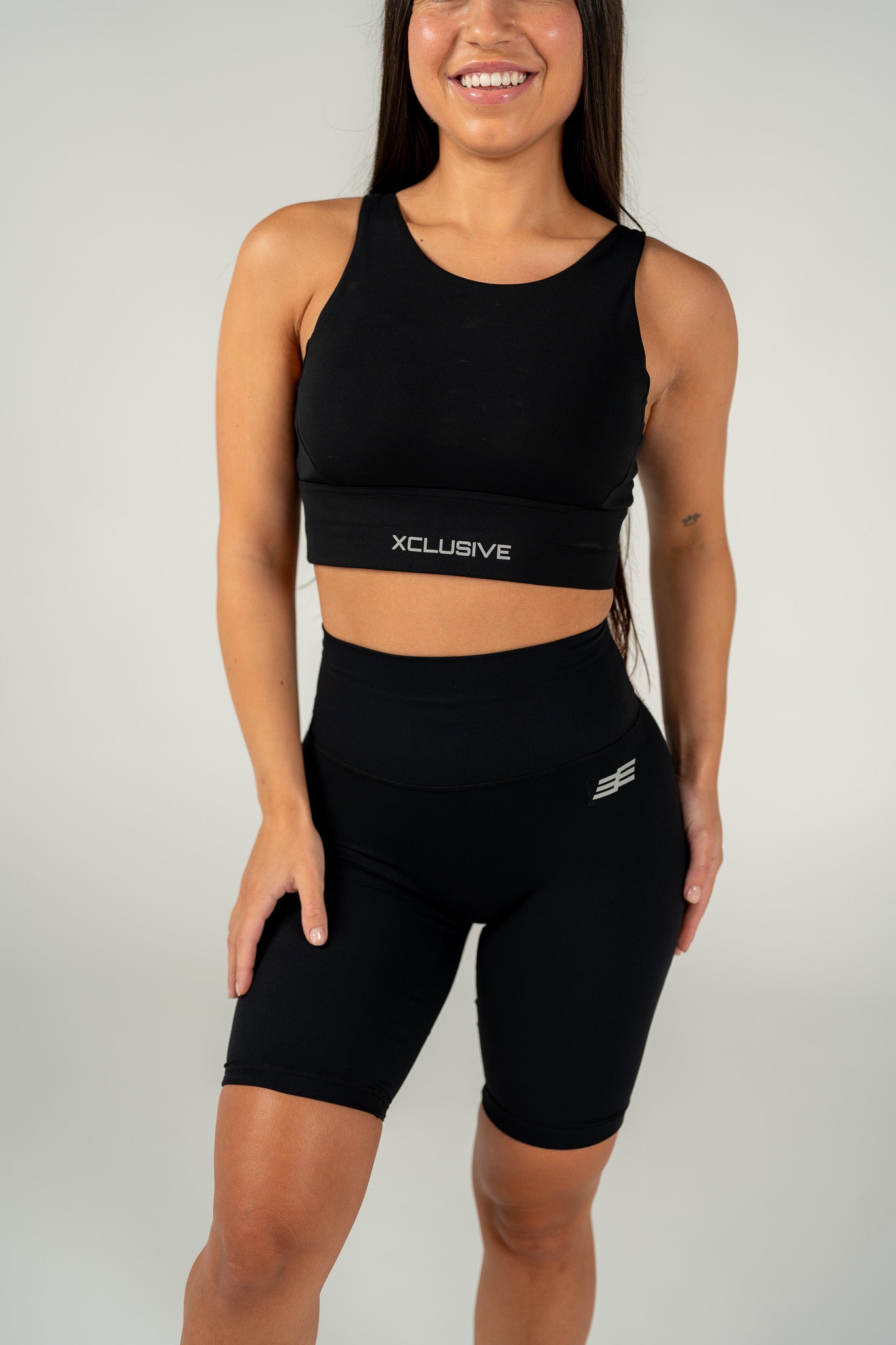 Women's Scrunch Bum Bike Shorts - Black