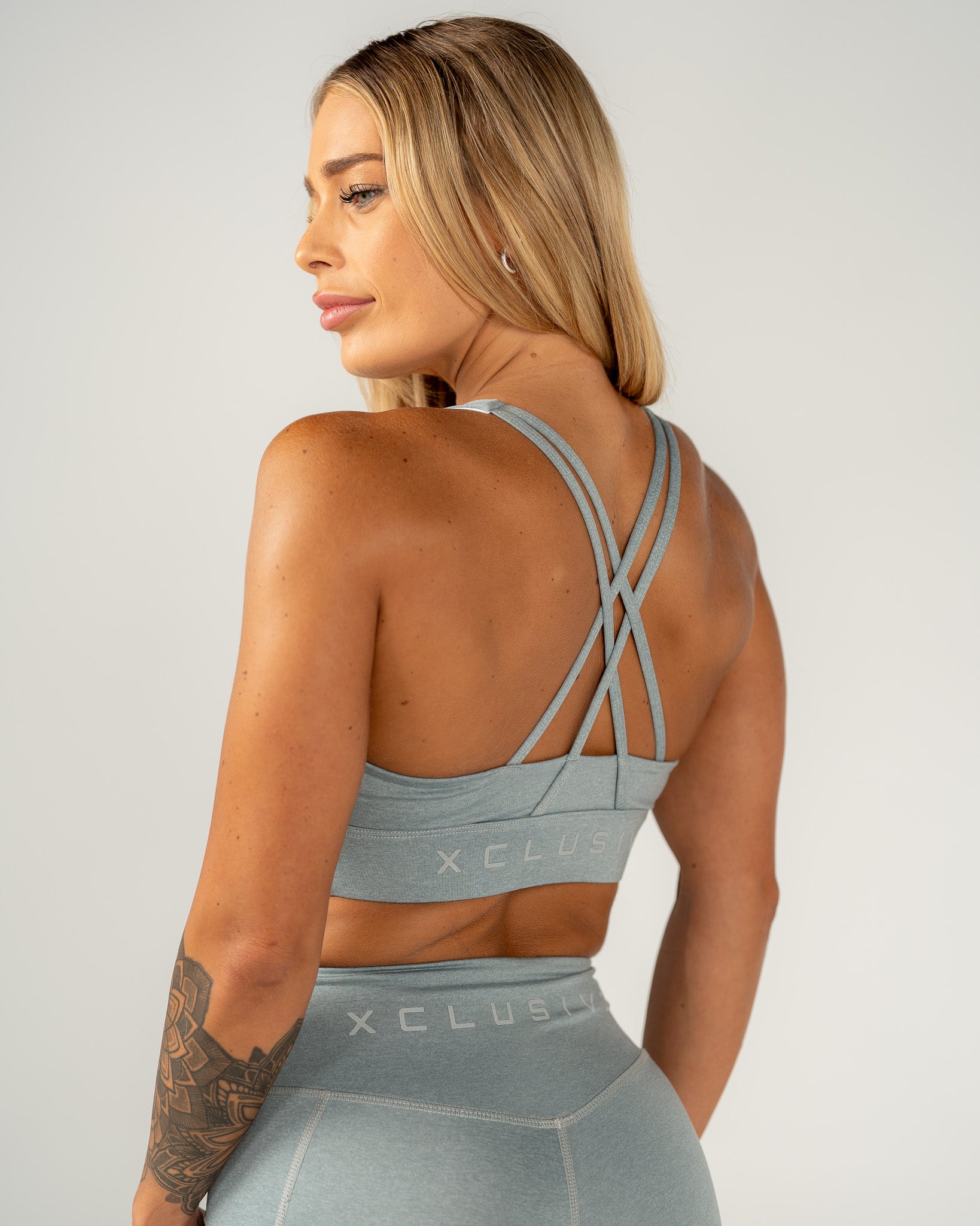 Women's Elite Sports Bra- Grey