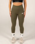 Women's Classic Scrunch Bum Leggings - Khaki Green