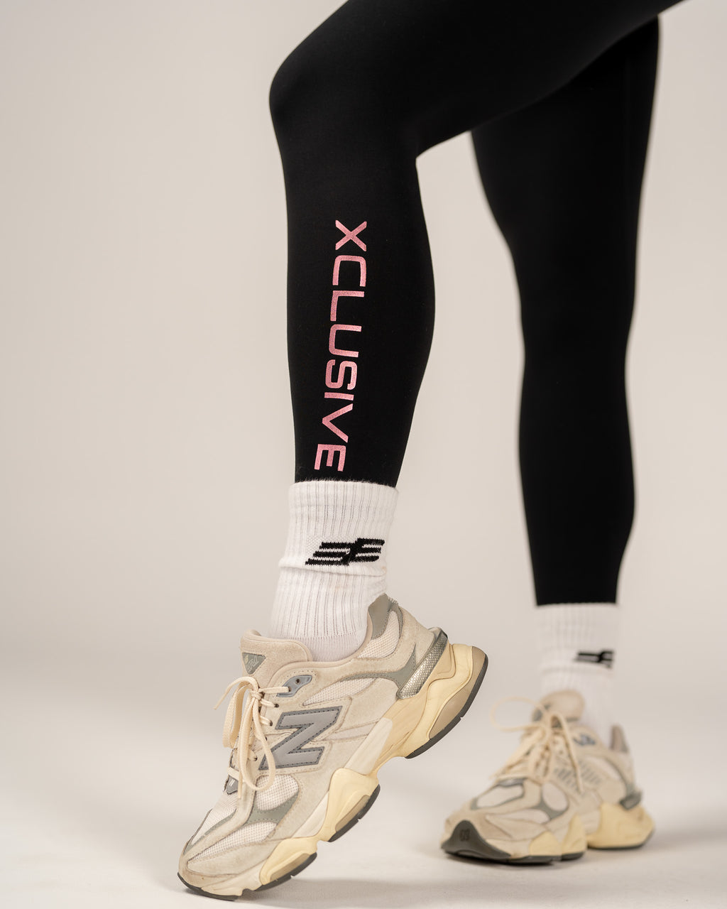 Women's Signature Leggings - Black/Pink