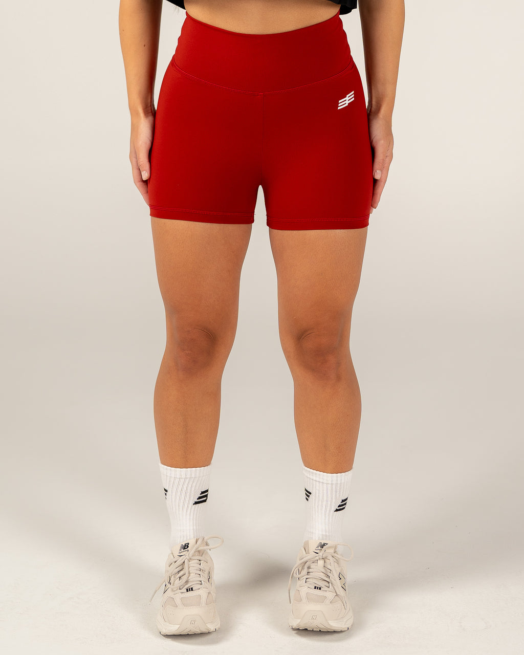 Women's Short Shorts Scrunch Bum - Red
