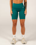 Women's Scrunch Bum Bike Shorts - Teal Green