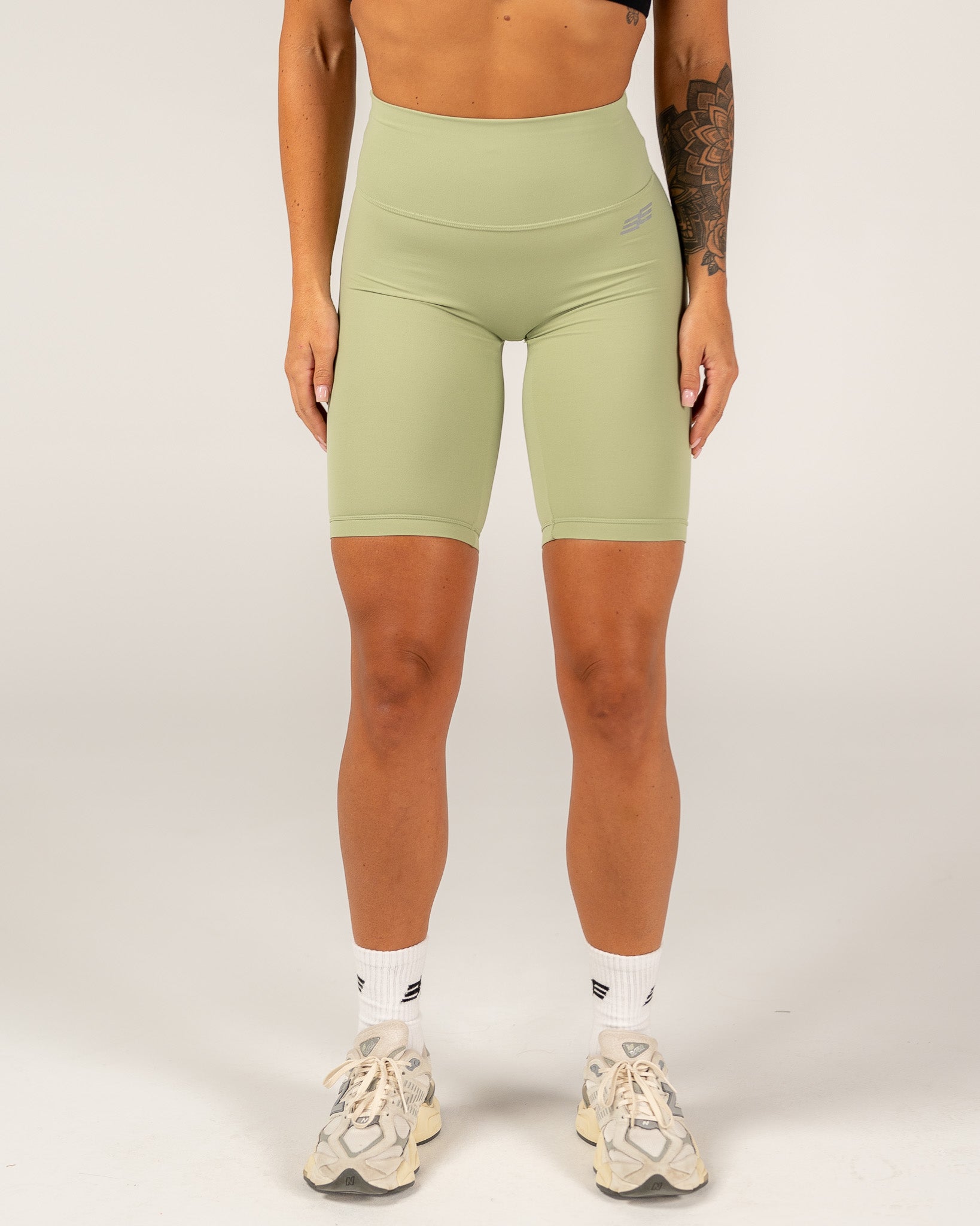 Women's Scrunch Bum Bike Shorts - Light Green