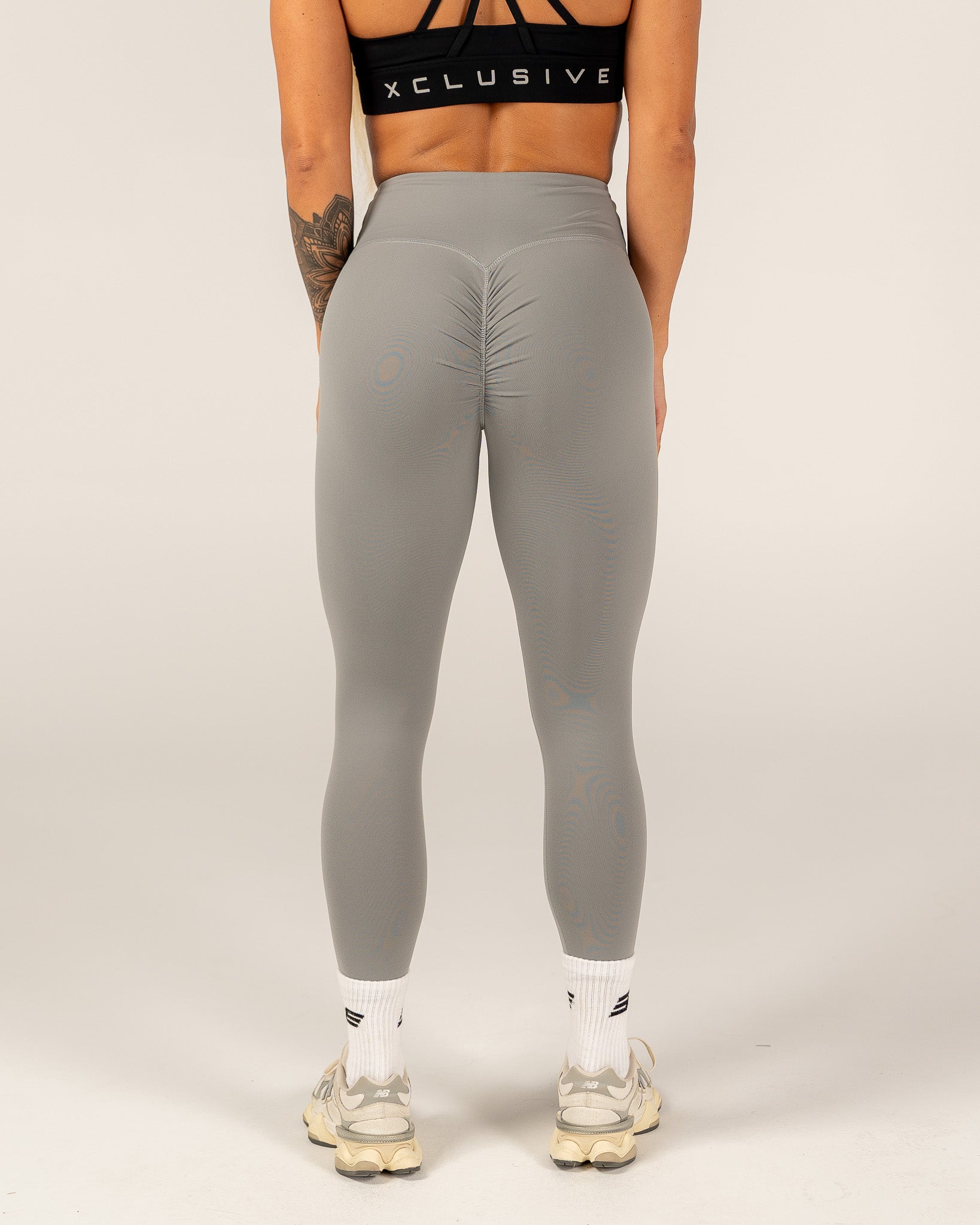Women's Classic Scrunch Bum Leggings - Grey