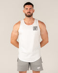 Men's State Singlet - White