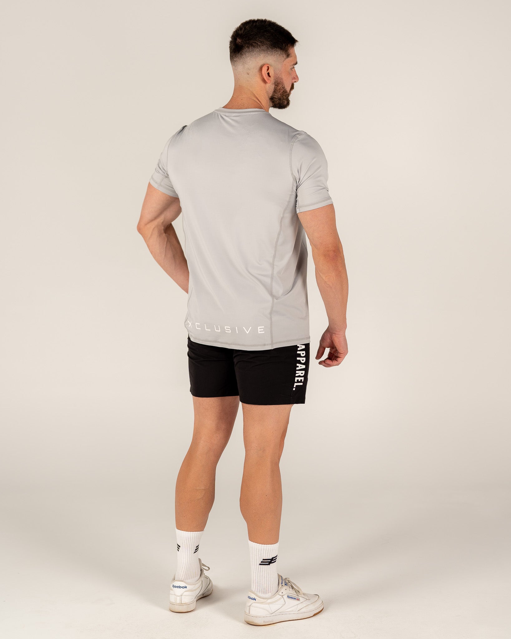 Men's Dri-fit Elite Small Logo Tee - Light Grey