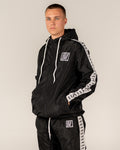 Men's Ribbon Windbreaker - Black