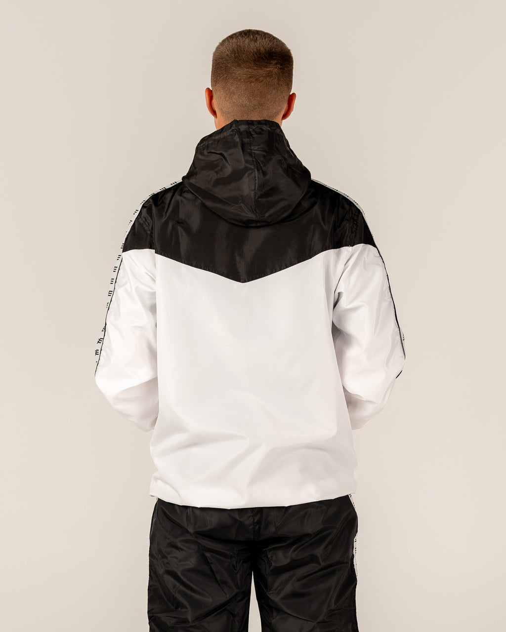 Men's Windbreaker Black/White
