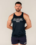 Men's Comp Singlet - Navy/Silver