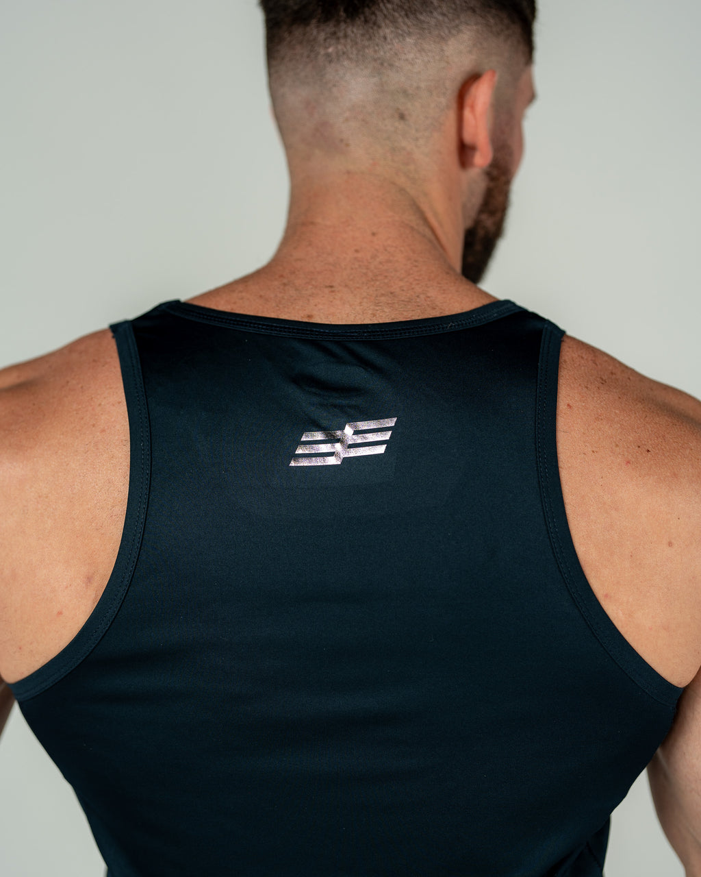 Men's Comp Singlet - Navy/Silver