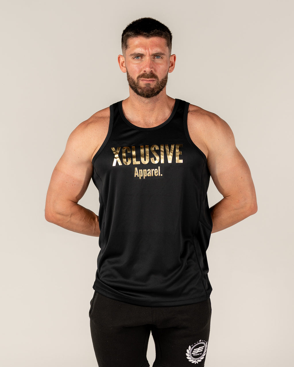 Men's Comp Singlet - Black/Gold