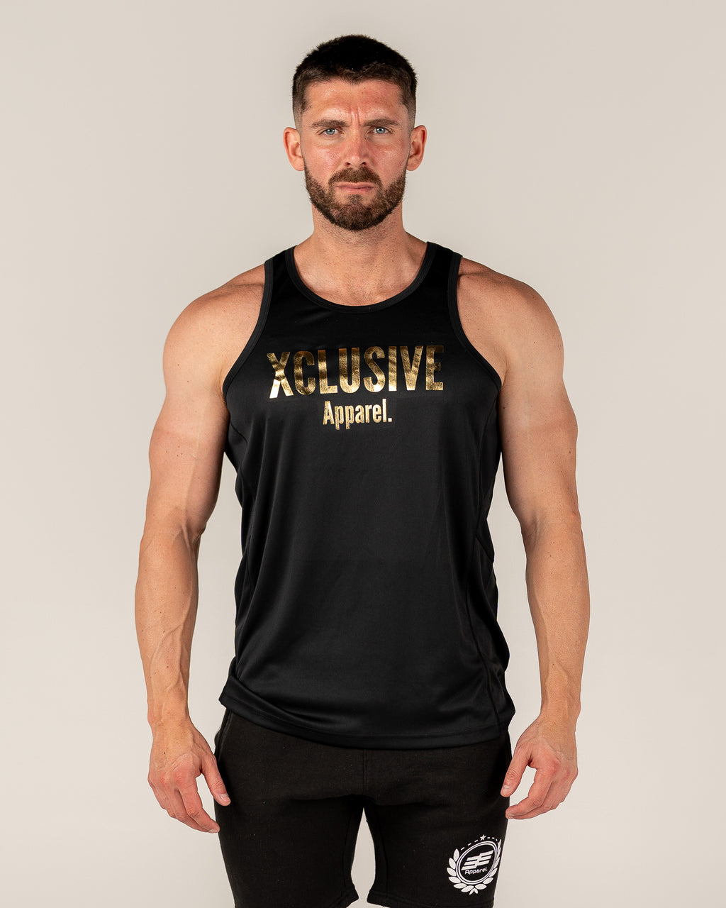 Men's Comp Singlet - Black/Gold