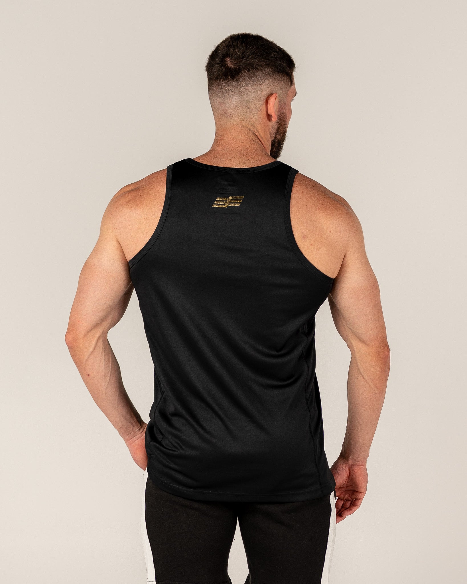 Men's Comp Singlet - Black/Gold
