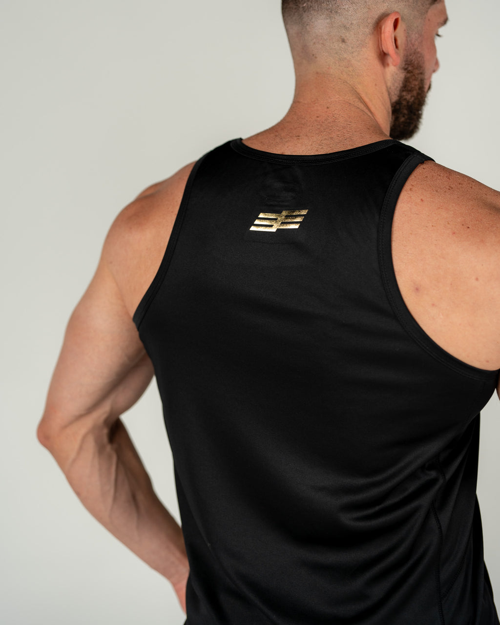 Men's Comp Singlet - Black/Gold